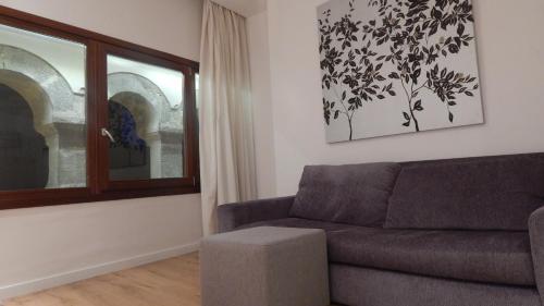 Χώρος καθιστικού στο Hotel Palau dels Osset