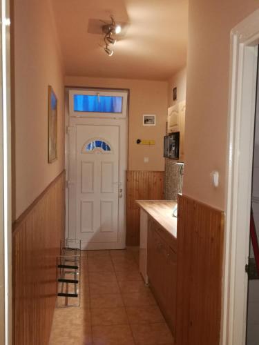 Η κουζίνα ή μικρή κουζίνα στο Dorka apartman