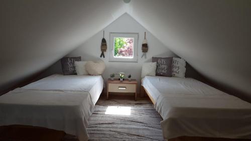 Ліжко або ліжка в номері Domus Mare domek 3