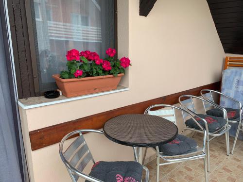 Ruang duduk di Nagcsaládos Rózsa Apartman