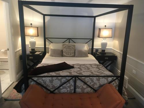 Ένα ή περισσότερα κρεβάτια σε δωμάτιο στο Starlight Lodge North Conway
