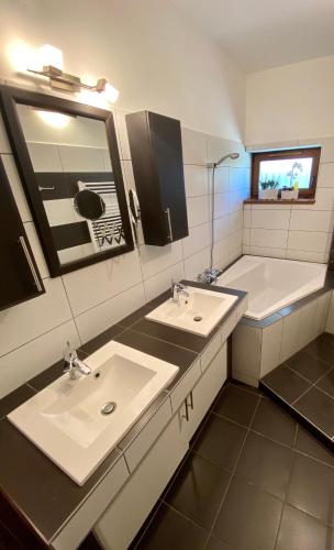 Un baño de Árvíz Apartman