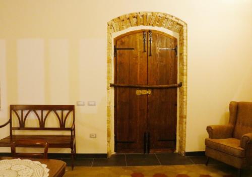 Χώρος καθιστικού στο Villa Mostallino