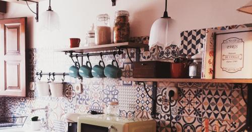 Dapur atau dapur kecil di La Casita de Pozancos