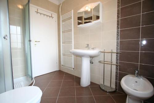 Koupelna v ubytování Apartments Grskovic G. Jesenovica