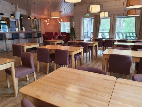 Restaurace v ubytování Hamina Camping Pitkäthiekat