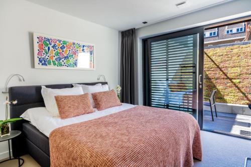 Katil atau katil-katil dalam bilik di Bed en Breakfast de Olm