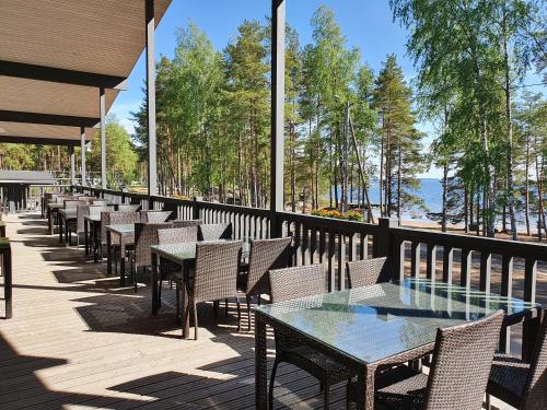 Restaurace v ubytování Hamina Camping Pitkäthiekat