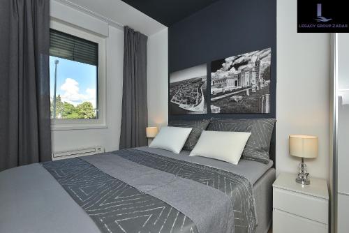 Posteľ alebo postele v izbe v ubytovaní Legacy Marine2 - Zadar, Luxury Suites
