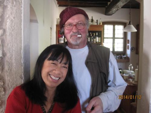 a man and a woman posing for a picture at Casignano in Bagno a Ripoli
