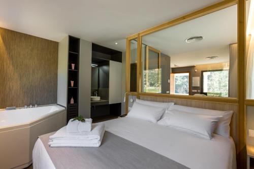 Säng eller sängar i ett rum på Sant Pere Homes