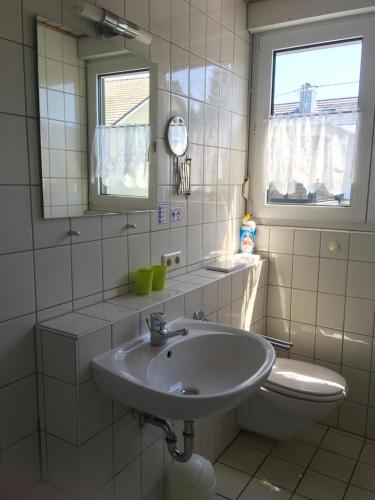Ένα μπάνιο στο Ferienhaus Irene
