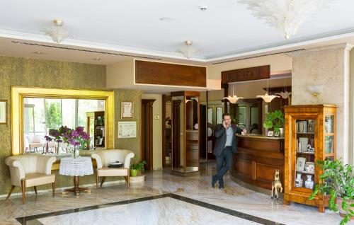 Hotel Gottwaldのロビーまたはフロント