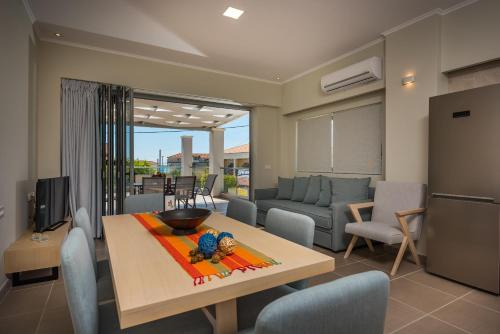Posezení v ubytování Metsovo Big Apts