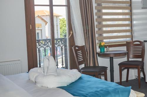 Кровать или кровати в номере Galata Dream Hotel