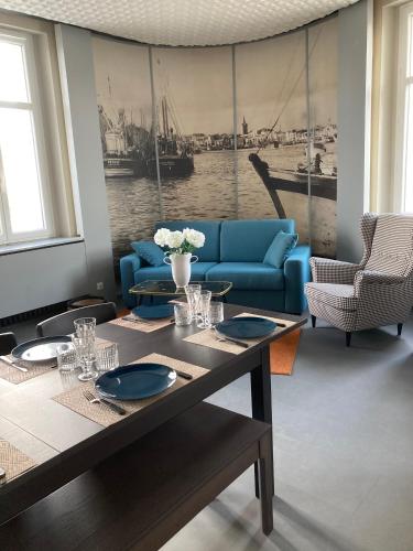 Χώρος καθιστικού στο Sabl'Appart Les Sables d'Olonne