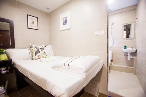 Koupelna v ubytování Hostel TST