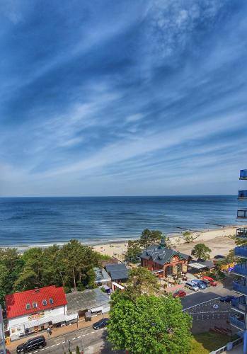 HolidayHomePL SLAVIA NEW 601 z balkonem przy plaży