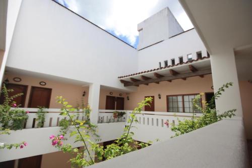 Ein Balkon oder eine Terrasse in der Unterkunft Hotel Maria Mixteca