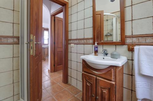 Koupelna v ubytování Casa Candelaria