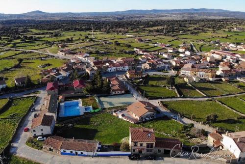 Letecký snímek ubytování Casa rural Lucia