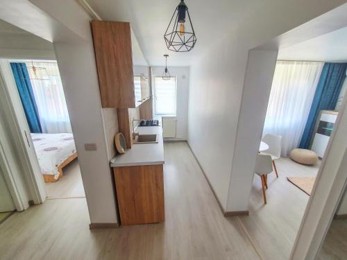 Katil atau katil-katil dalam bilik di Apartament Delora View