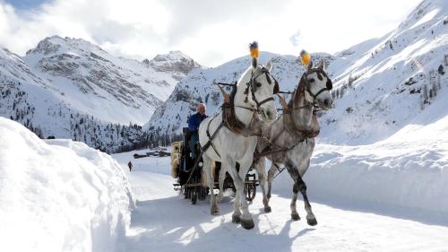 Hotel Frieden im Winter
