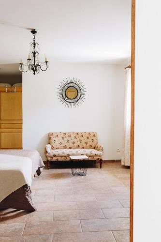 Ένα ή περισσότερα κρεβάτια σε δωμάτιο στο B&B A Chjusellina