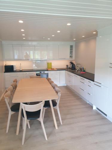 Köök või kööginurk majutusasutuses Mørkve Apartement