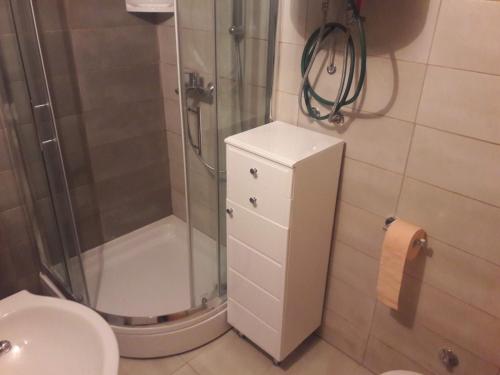 Koupelna v ubytování Apartman Adria 2