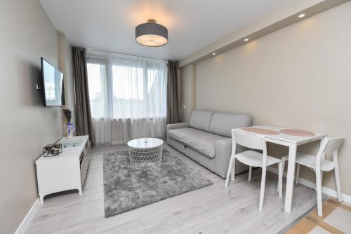Zona d'estar a Cozy Seaside Studio
