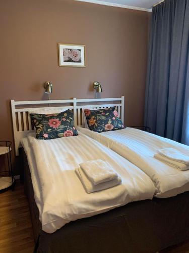 Letto o letti in una camera di Vandrarhemmet Östergatan
