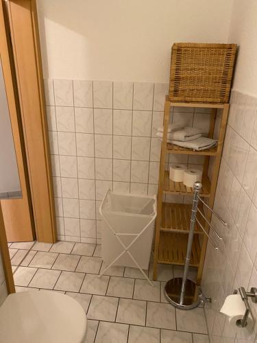 Ein Badezimmer in der Unterkunft Apartment im Zentrum Dresdens