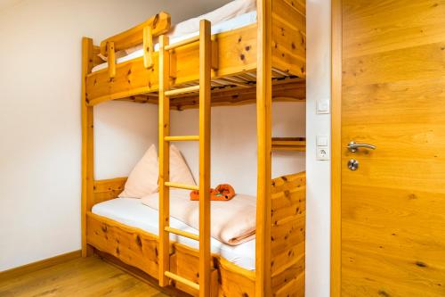 a bunk bed room with two bunk beds at Tonibauer in Tamsweg