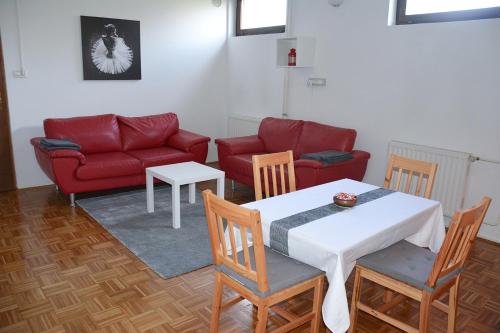 Posezení v ubytování Apartma Vidmar