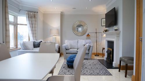 Posezení v ubytování Mullingar town apartment 2 bedrooms