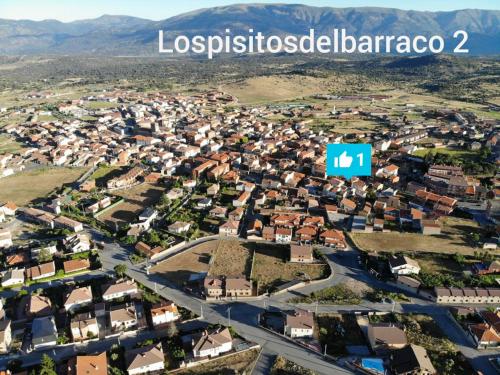 an aerial view of a town in a city at los pisitos de El Barraco 2 in El Barraco