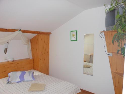 Cama ou camas em um quarto em Bistro-Pension La Teleferic