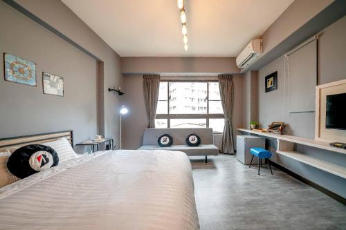 Postel nebo postele na pokoji v ubytování PiR2 House