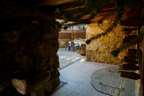 Χώρος καθιστικού στο Casa das Afonsas