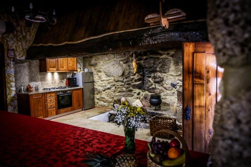Η κουζίνα ή μικρή κουζίνα στο Casa das Afonsas