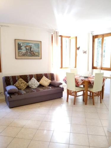 Et opholdsområde på Appartamento Antonia