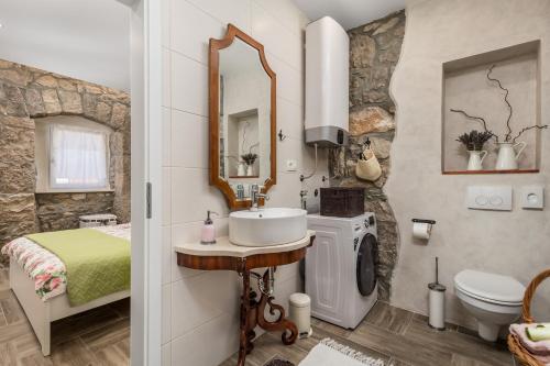 Ett badrum på Villa Aurania