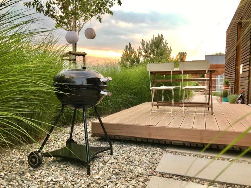 Equipo para parrilladas disponible en la casa vacacional