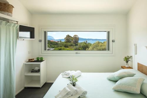Postel nebo postele na pokoji v ubytování Sardegna è - Villa Relax&Design