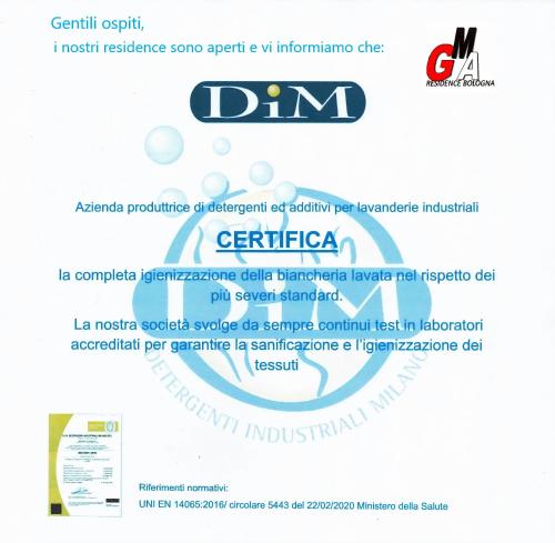 a screenshot of the dmca website at Residenza Ugo Bassi in Bologna