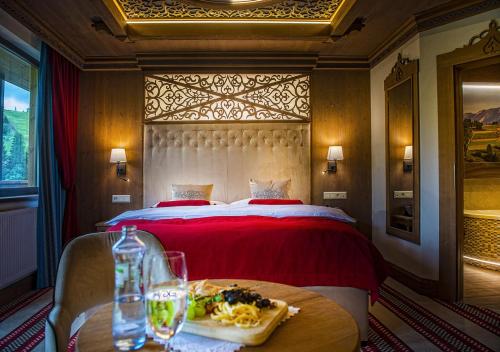 Grand Hotel**** Bachledka Strachanにあるベッド