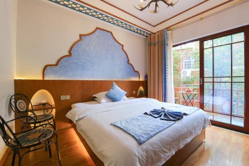 Voodi või voodid majutusasutuse Edinburgh Hostel toas