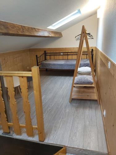 Postel nebo postele na pokoji v ubytování CHALET 15 minutes de PARIS