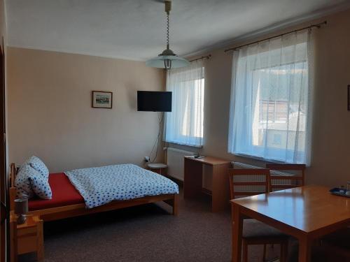 Postel nebo postele na pokoji v ubytování Ubytování Kocová